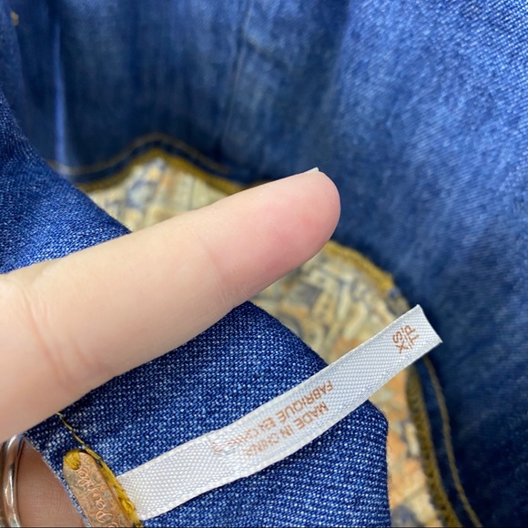 Free people denim paisley maxi dress - Picture 6 of 7